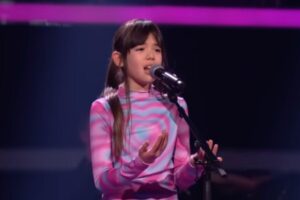 A apresentação da menina emocionou a todos