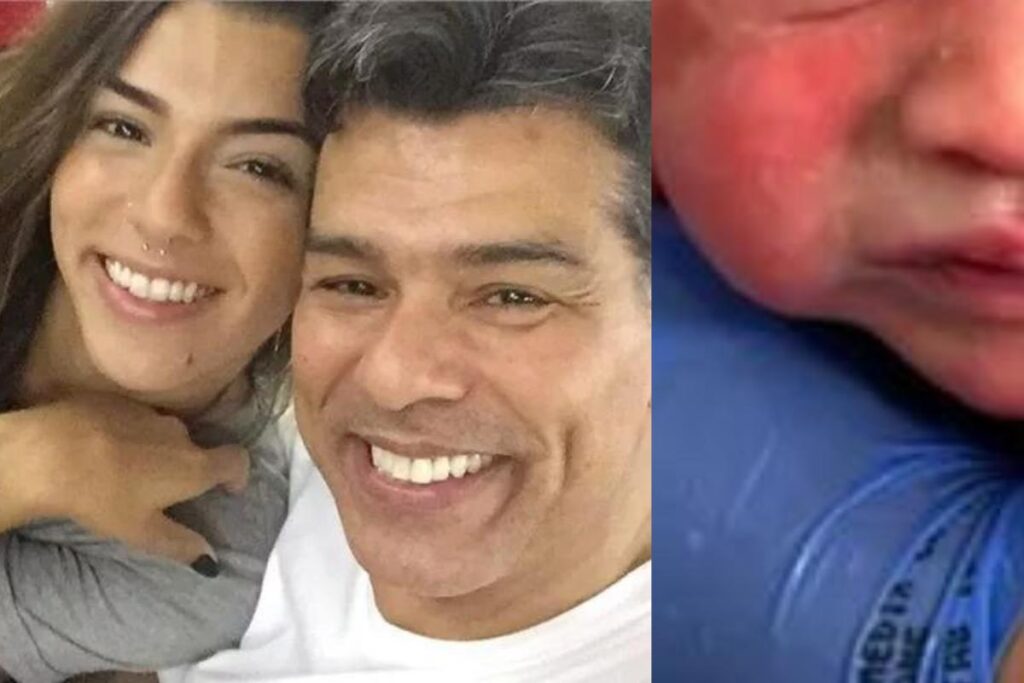 Semelhança de Makai, filho de Petra Mattar, com o avô, Maurício Mattar, chama atenção em foto rara