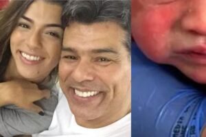 Semelhança de Makai, filho de Petra Mattar, com o avô, Maurício Mattar, chama atenção em foto rara