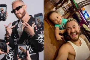 Blazer de Fred em homenagem ao filho, Cris