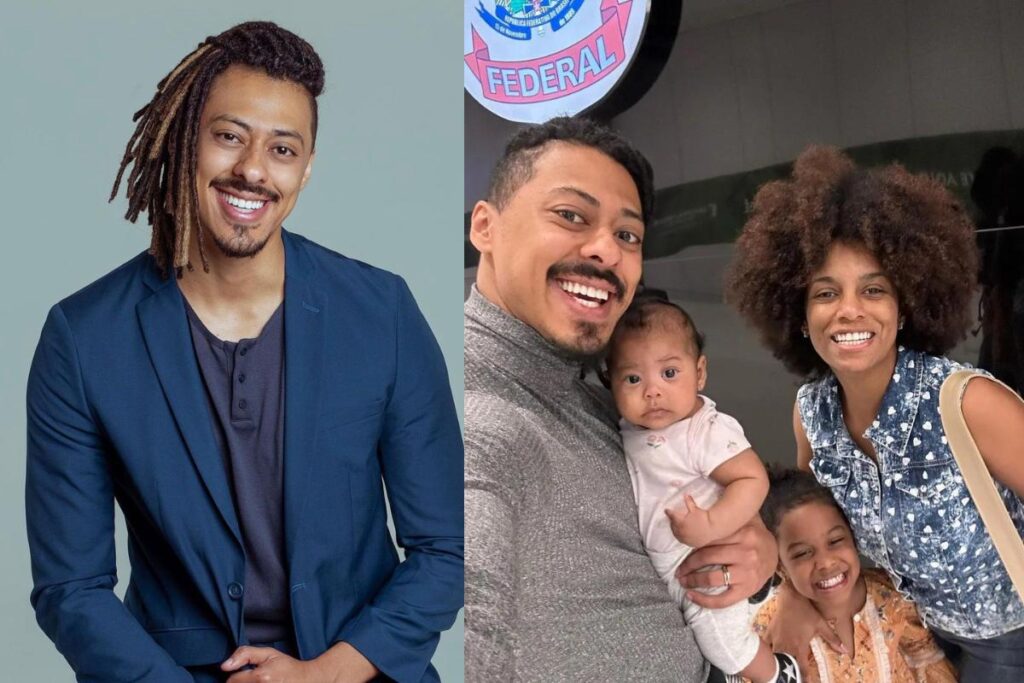 Ator da Globo que se separou 4 meses após esposa dar à luz, aparece com a ex em evento