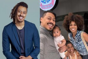 Ator da Globo que se separou 4 meses após esposa dar à luz, aparece com a ex em evento