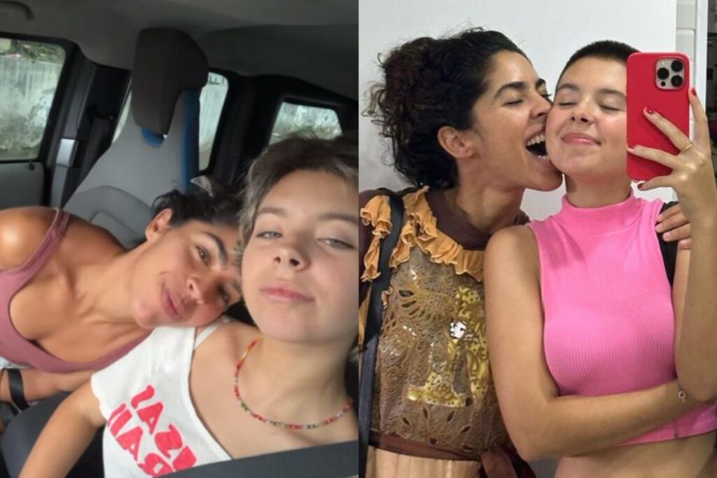 A mãe se declarou para a filha