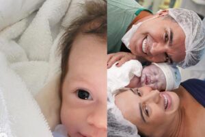 Claudia Raia recebeu vários comentários sobre a semelhança de Luca e Jarbas