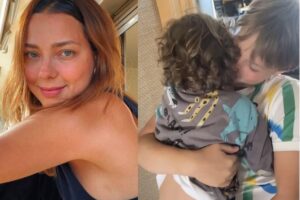 Carol Dantas posta vídeo dos filhos