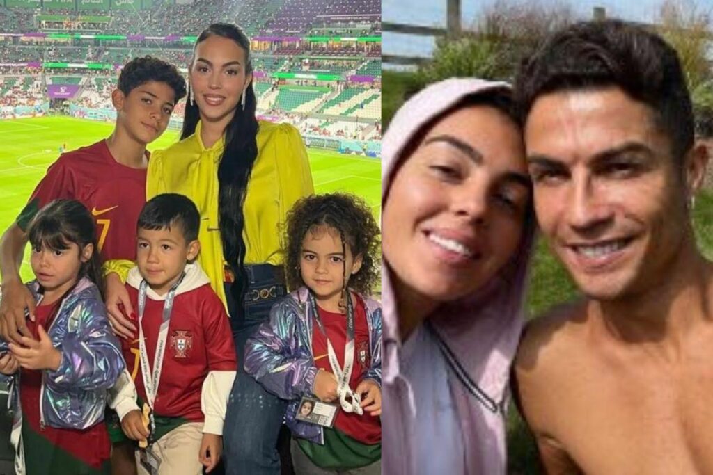 A família de Georgina e Cristiano Ronaldo