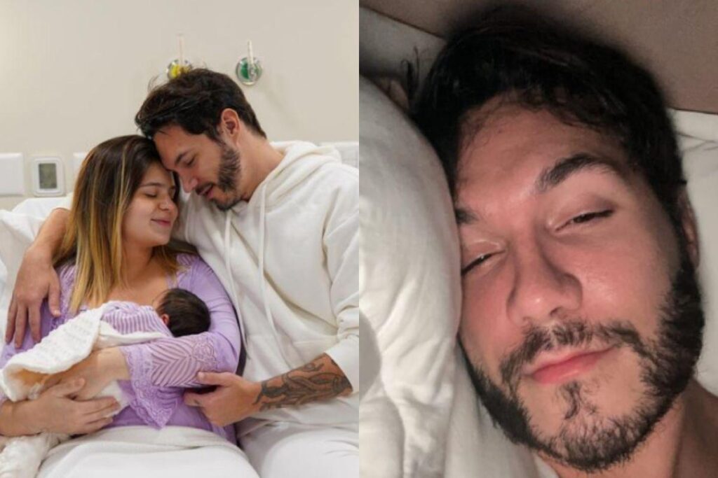 Viih Tube e Eliezer com a filha Lua