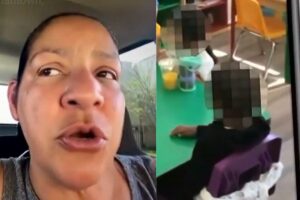 Crianças na festa da sala enquanto Sean esta amarrado na cadeira