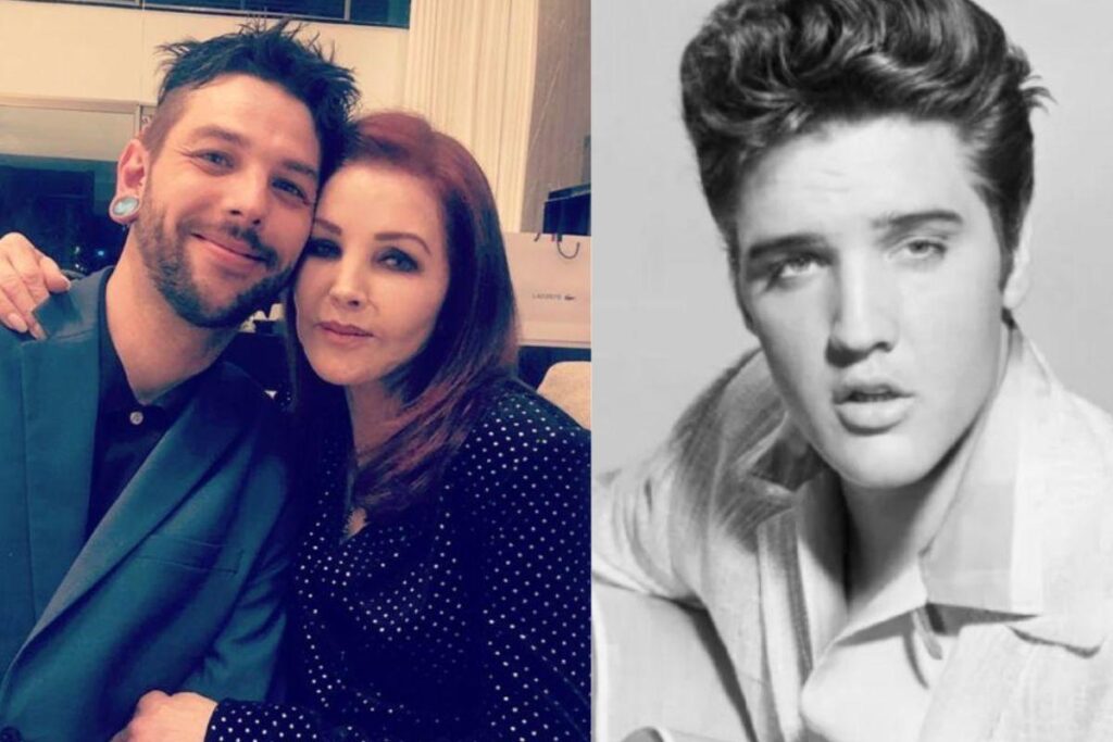 Navarone Garcia, filho da viúva de Elvis Presley e pai brasileiro, mostra tatuagem feita no país