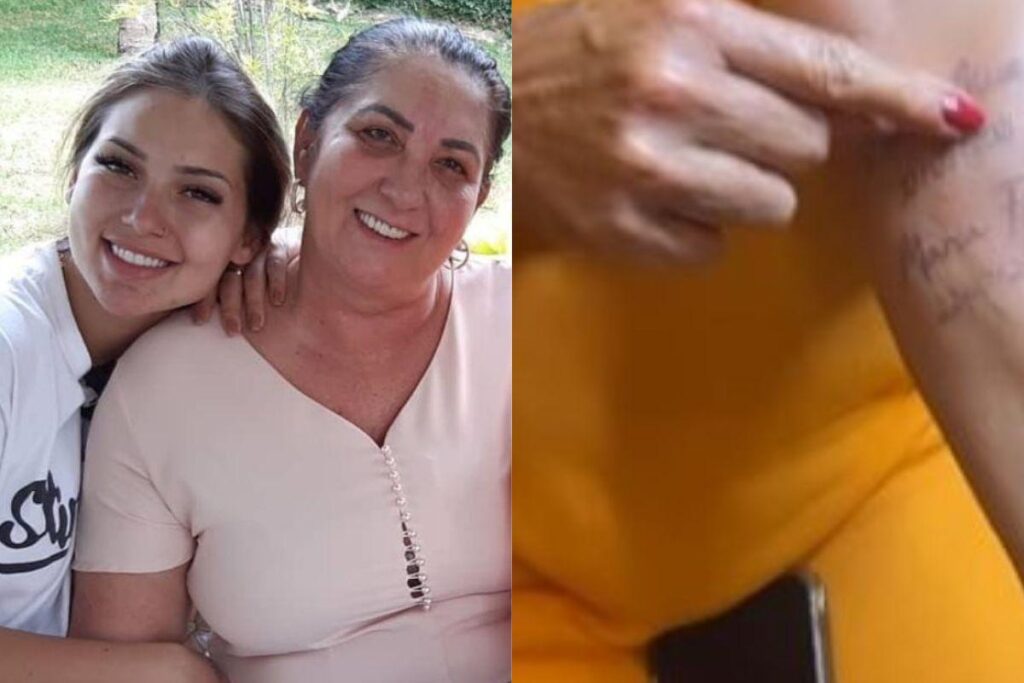 Mãe de Virginia faz tatuagem para netas