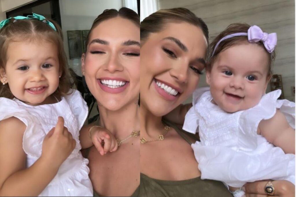 Virginia posta novas fotos com as filhas