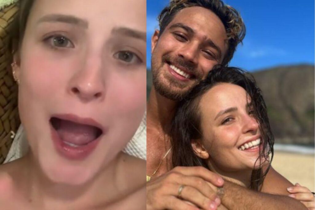 Larissa Manoela e André Luiz contracenaram juntos em 2020, porém apenas engataram o namoro em 2022