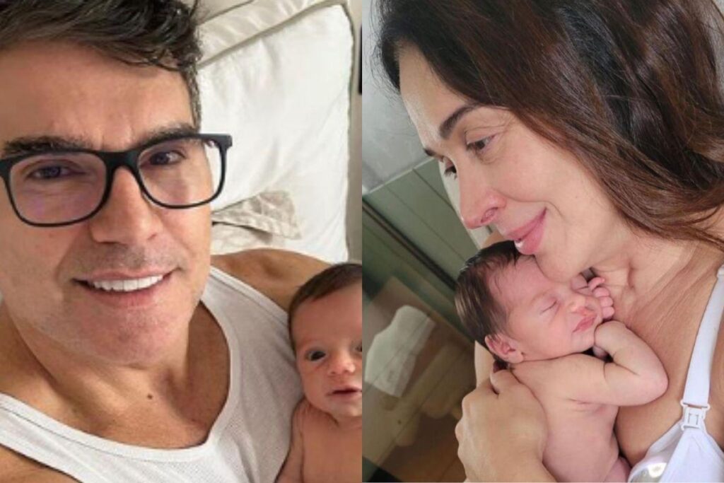 Claudia Raia mostra passeio com filho