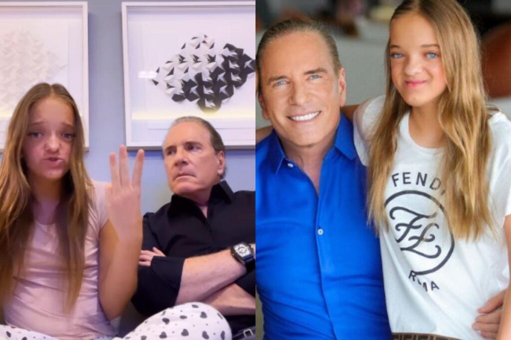 Rafa Justus brinca sobre ”namorado” com pai