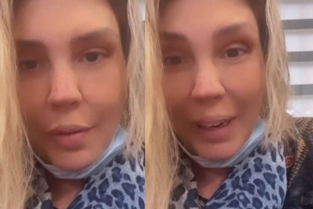 Simony havia sido internada na manhã da terça feira