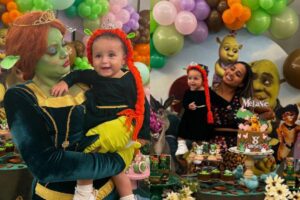 MC Loma e a filha Melanie