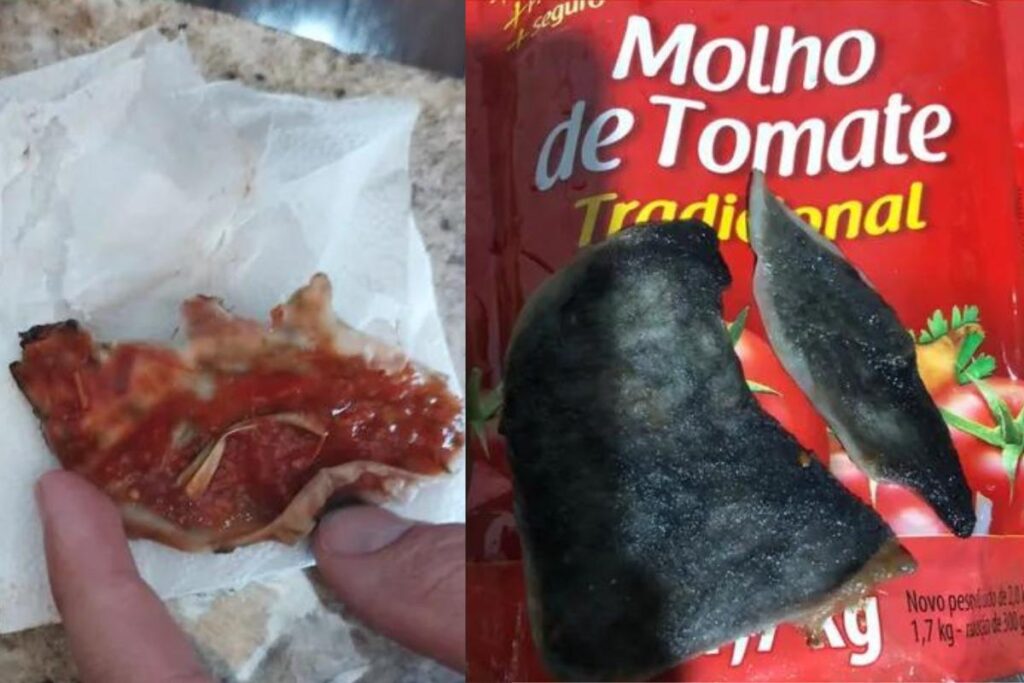Perícia identifica fungos e ovos de parasitas em molho de tomate da marca Fugini recolhido em Viamão