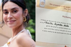 O certificado de Thaila Ayala
