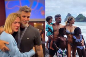 Bruno Gagliasso mostra reação de esposa e filha em filme