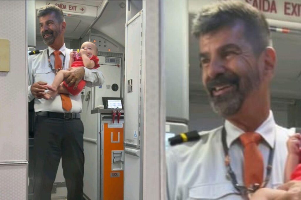 Homem cria confusão em voo