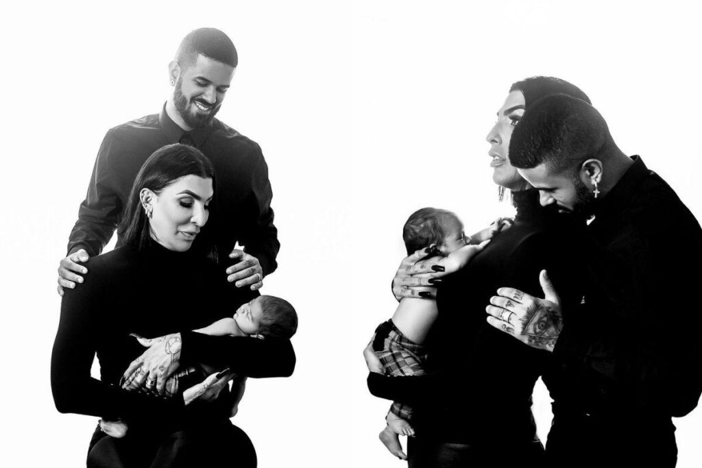 Ela sempre sonhou em ter um filho e está aproveitando a maternidade