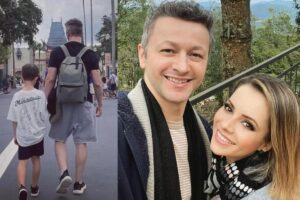 Lucas Lima compartilha tatuagem feita com a letra do filho