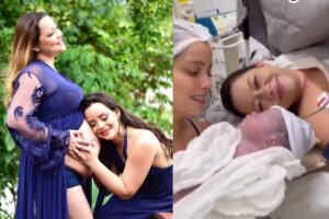 Momento da confirmação da gravidez