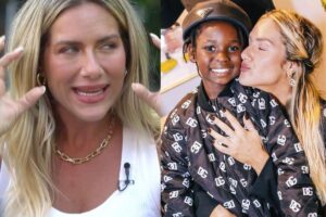 Giovanna Ewbank ao lado da família