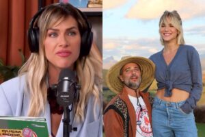 Bruno Gagliasso e Giovanna Ewbank no rancho da família