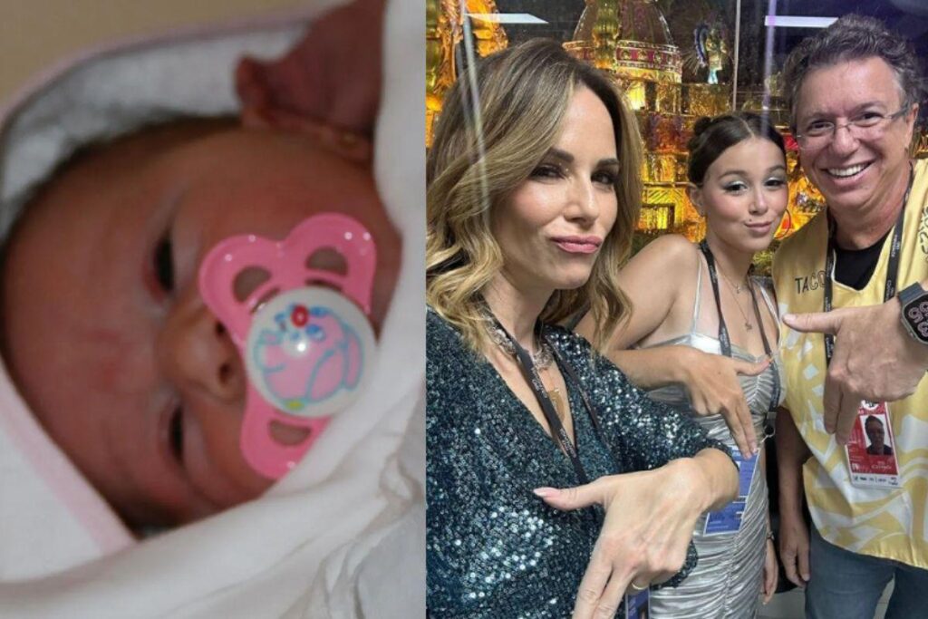 Boninho e Ana Furtado compartilham fotos com filha