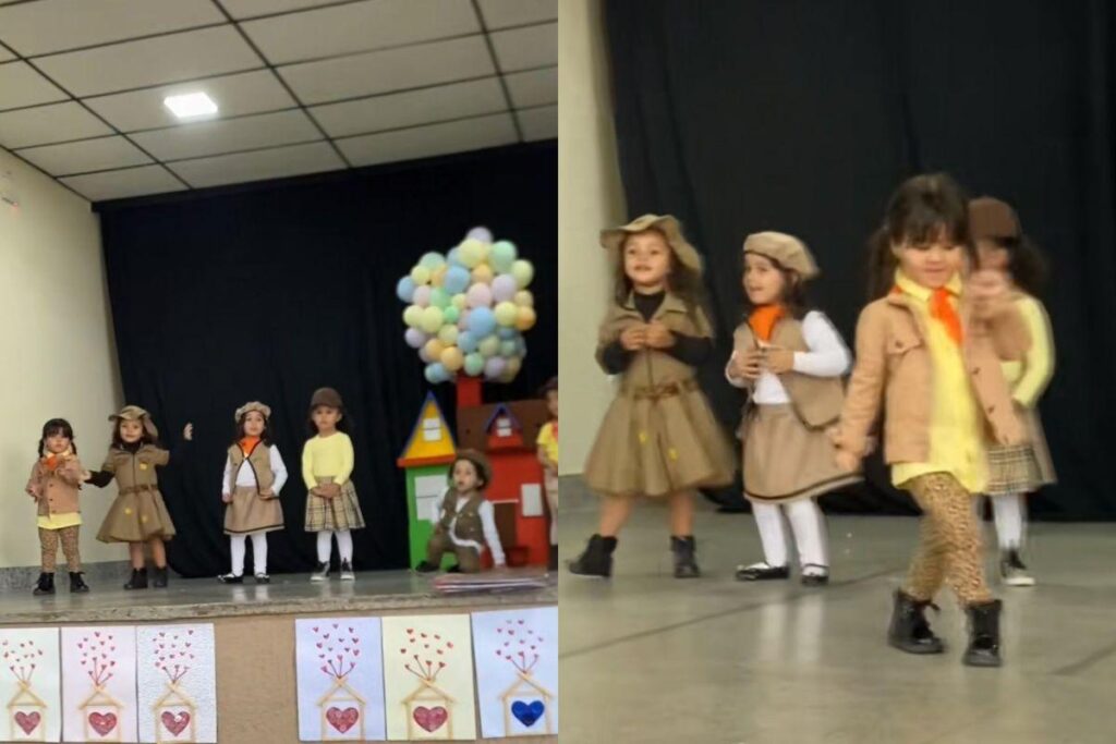 Laura se soltou no palco