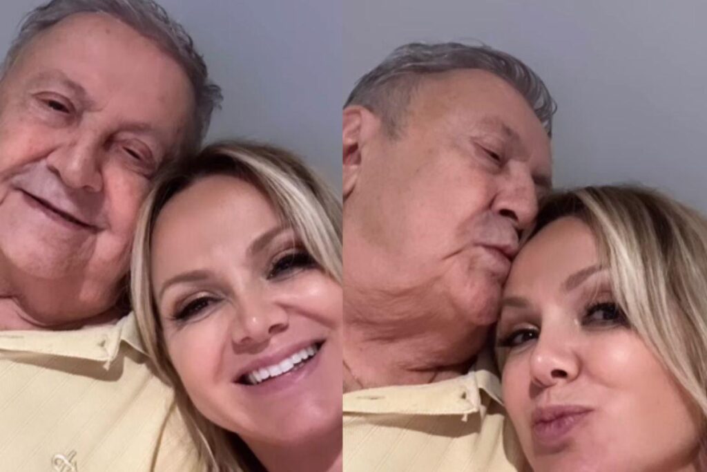 Eliana compartilhou um vídeo e agradeceu pelo carinho após a internação do pai na UTI