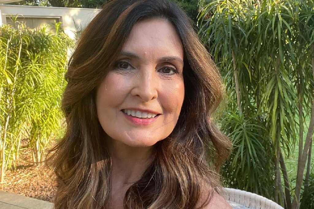 Fatima Bernardes com os pais