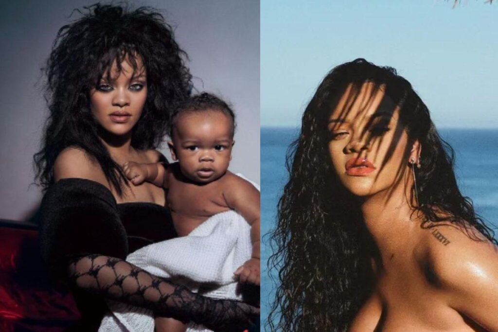 Rihanna posta fotos do primerio ensaio de gestante