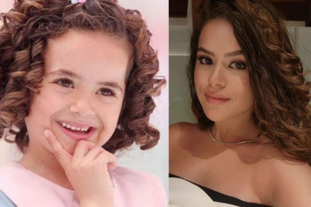 Maisa ainda criança