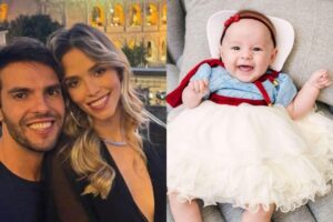 Carol Dias compartilha fotos do mesversário da filha