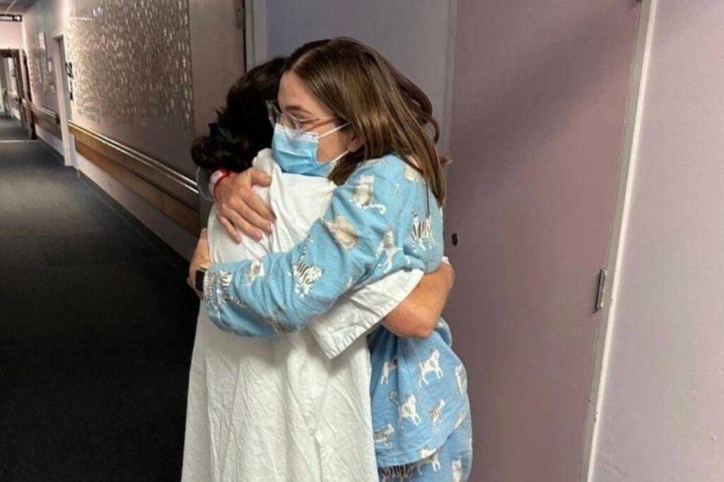 A mulher teve que retirar o útero