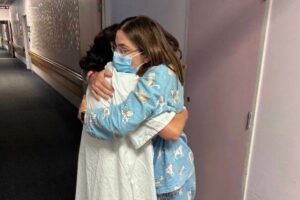 A mulher teve que retirar o útero