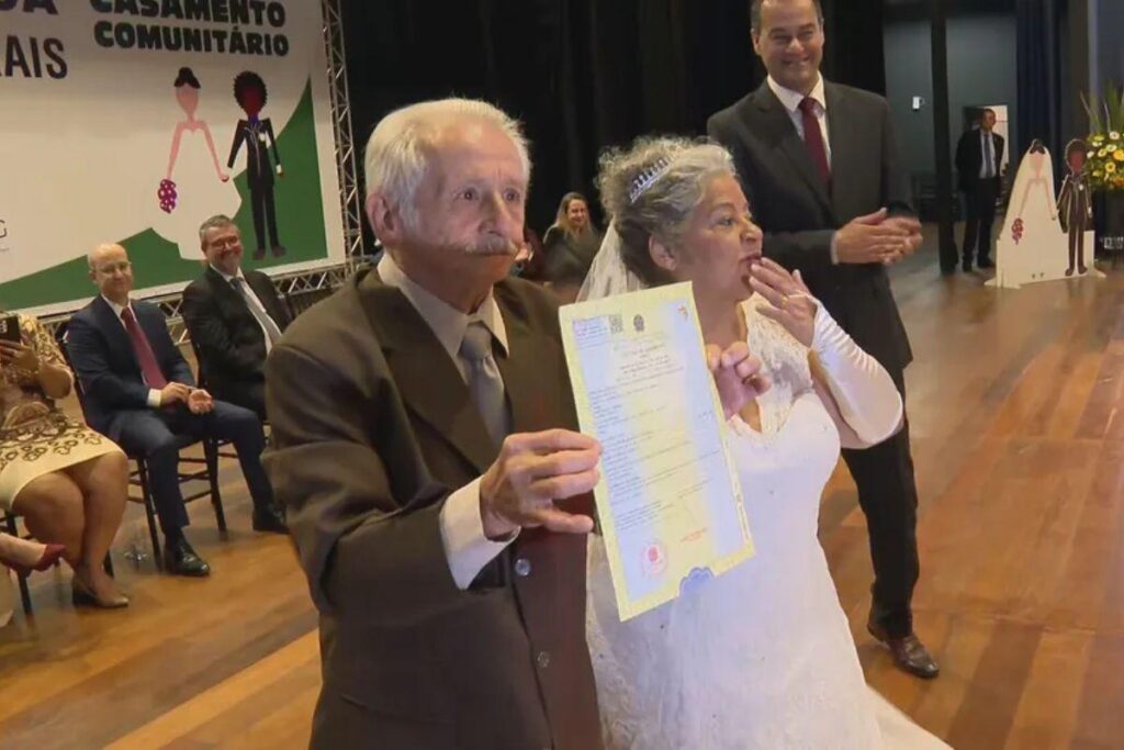 Hoje os dois já tem filhos e netos