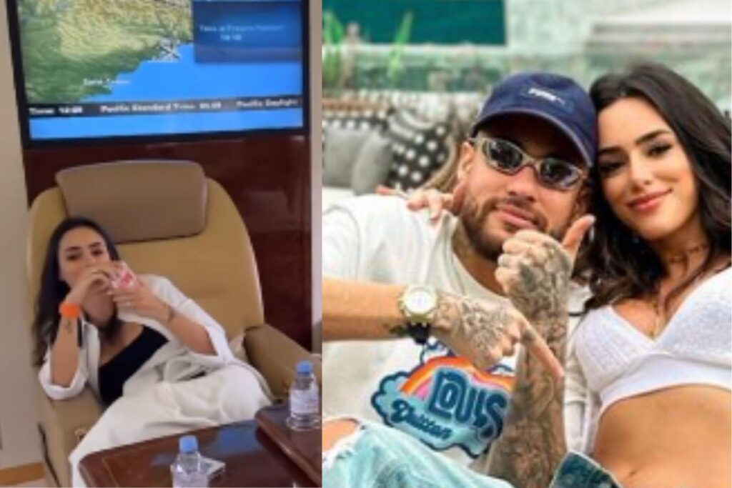 Neymar mostra jatinho particular