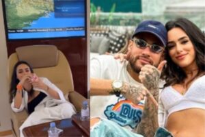 Neymar mostra jatinho particular