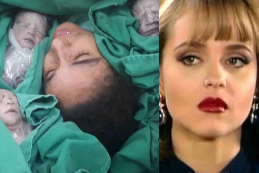 Mãe de sete crianças engravida de quíntuplos