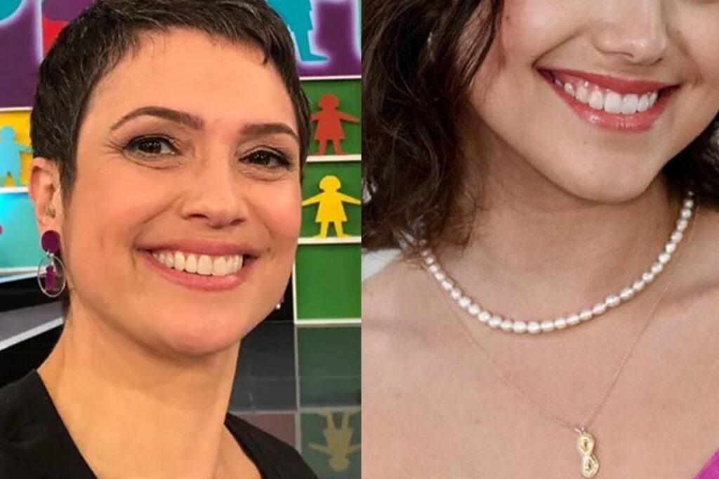 Elisa Annenberg ao lado de Sandra Annenberg e Ernesto Paglias