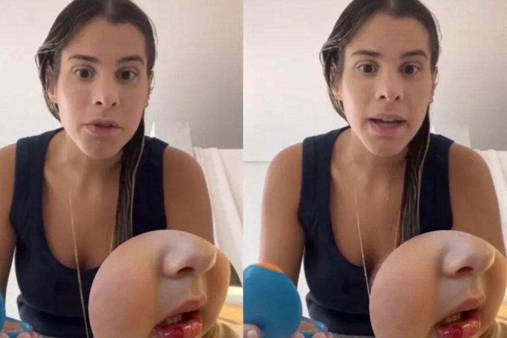 Shantel mostra que filha sofreu acidente