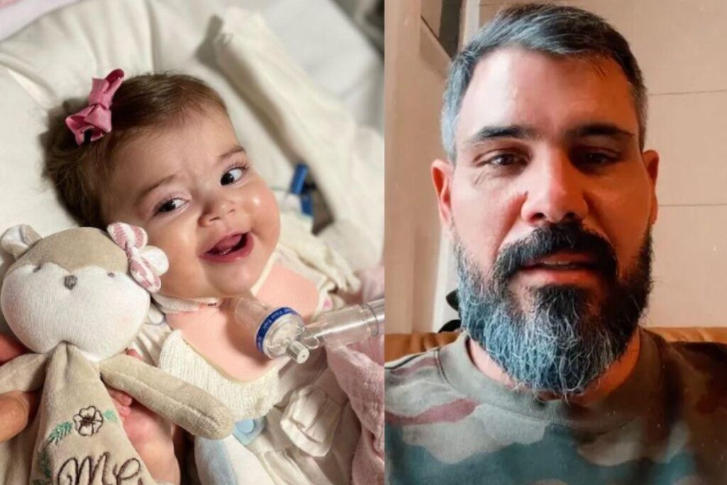 Filha de Juliano e Letícia Cazarré