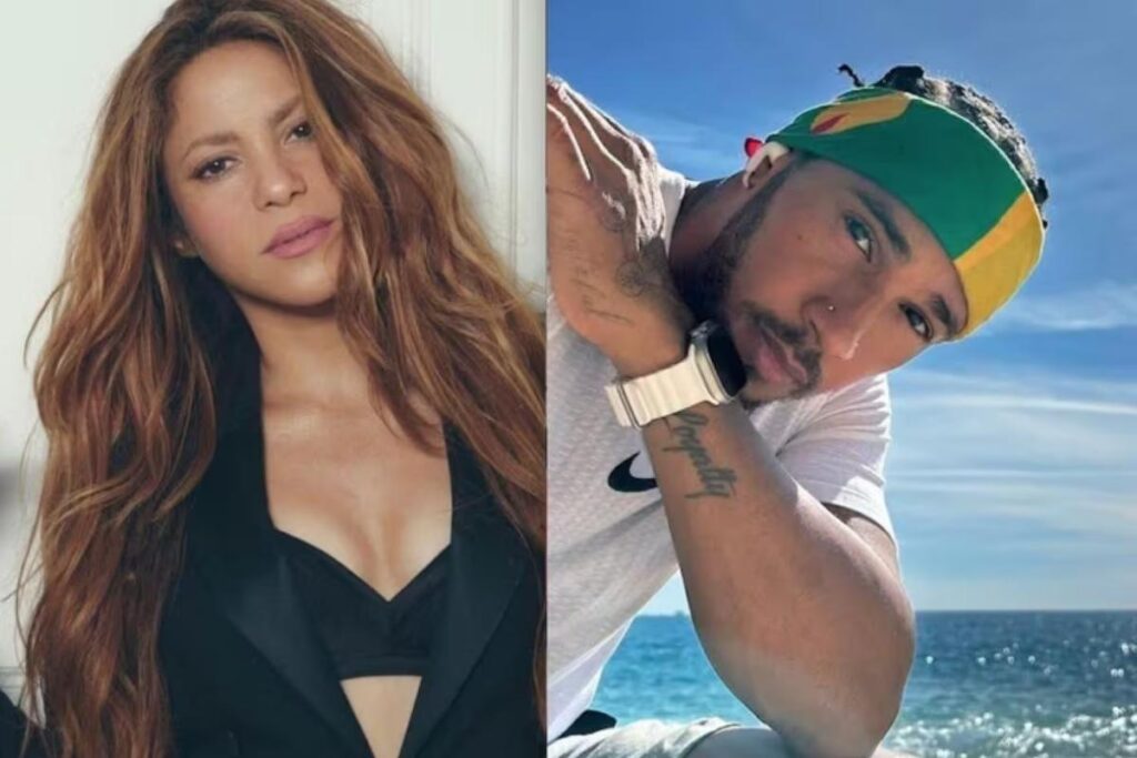 Shakira e Lewis Hamilton desfrutaram de um passeio de barco em meio a rumores de possível romance