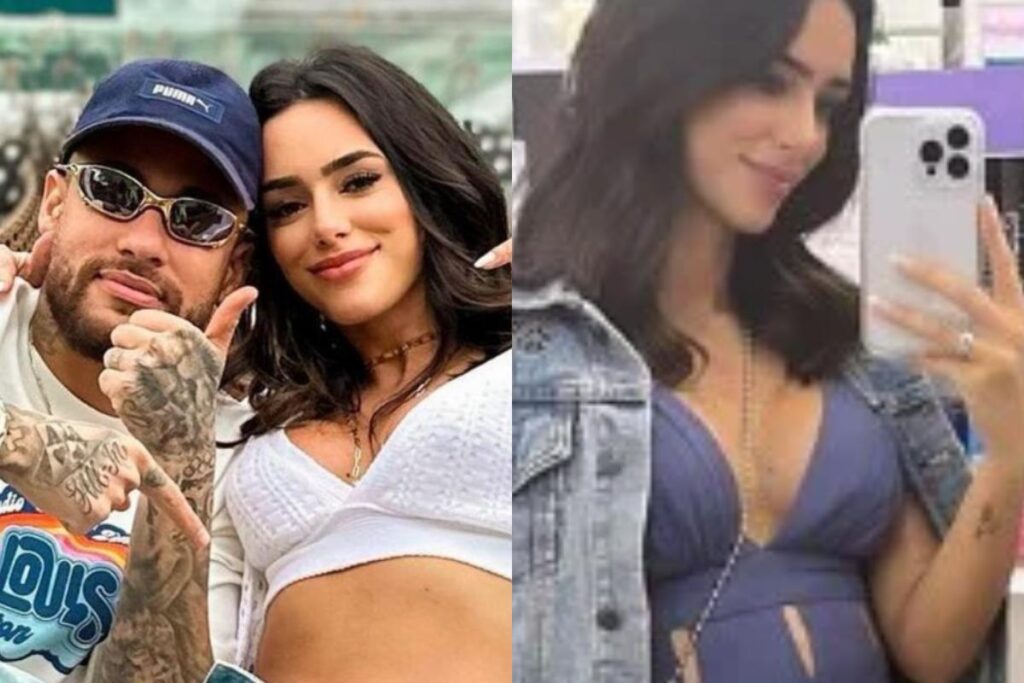 Bruna Biancardi ao lado da amiga