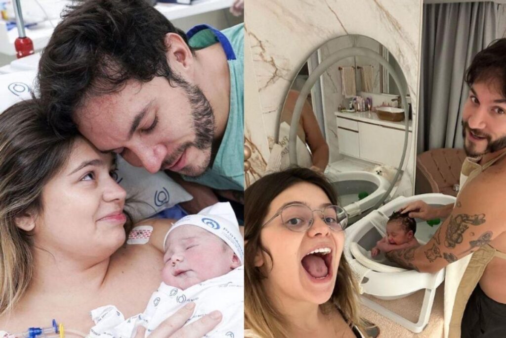 Filha de Viih Tube e Eliezer completa 1 mês