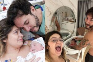Filha de Viih Tube e Eliezer completa 1 mês