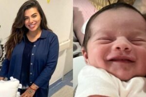 Petra Mattar compartilhou vídeo com filho